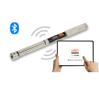 Chave de binário digital e ângulo Bluetooth® com memória e cabeça intercambiável rectangular 17 -340 Nm
- TAWMB14340