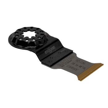 Lâmina com ponta de carboneto de multiferramentas com revestimento de estanho para corte de metal 35 mm
 - 92-236-1P