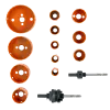 Conjunto de serras craneanas em bimetal Sandflex® de 19 mm-76 mm - 14 peças
 - 3834-PROMO-122-76