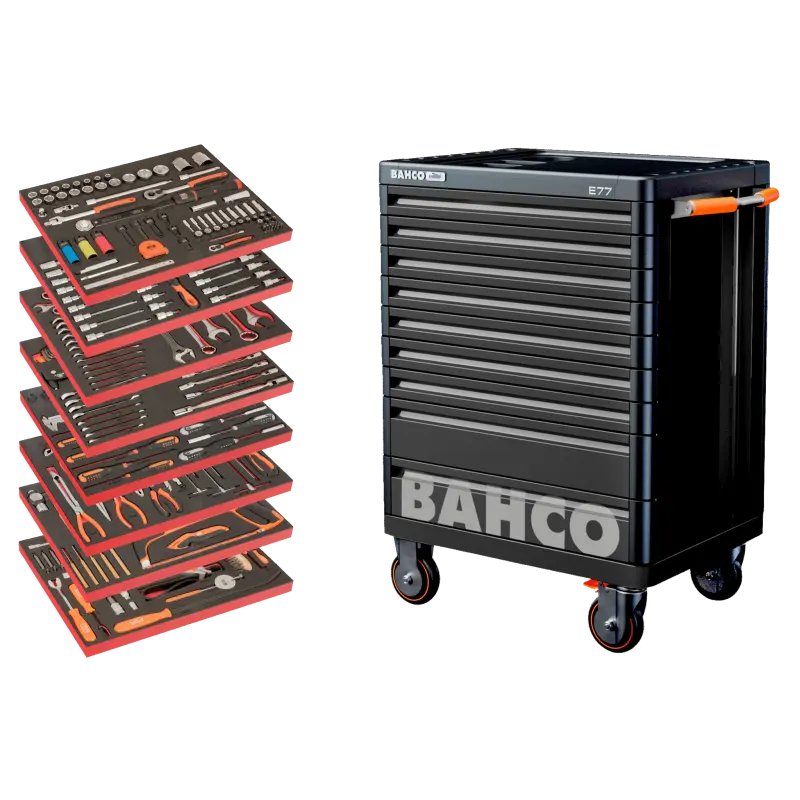 Carrinho para kit de ferramentas para reparação auto - 357 peças
- AUTO Carrinho para kit de ferramentas para reparação auto - 357 peças
- AUTO
