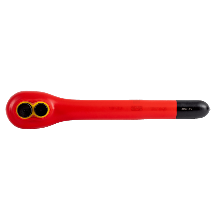 Chave de Roquete 1/2" Isolada 1000V
- 8150-1/2V Chave de Roquete 1/2" Isolada 1000V
- 8150-1/2V