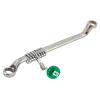 Chaves de extremidade de anel duplo de compensação longa, no sistema métrico, com acabamento cromado com mola deslizante de aço inoxidável - 8 mm x 9 mm
- TAH2M-8-9 Chaves de extremidade de anel duplo de compensação longa, no sistema métrico, com acabamento cromado com mola deslizante de aço inoxidável - 8 mm x 9 mm
- TAH2M-8-9