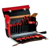 Conjunto de 19 peças isoladas num saco de couro
- 3045V-2 Conjunto de 19 peças isoladas num saco de couro
- 3045V-2