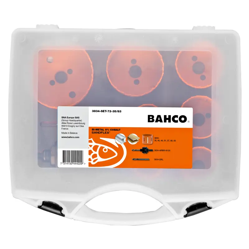 Conjunto de serras craneanas em bimetal Sandflex® de 35 mm-83 mm - 9 peças
- 3834-SET-72-35/83 Conjunto de serras craneanas em bimetal Sandflex® de 35 mm-83 mm - 9 peças
- 3834-SET-72-35/83