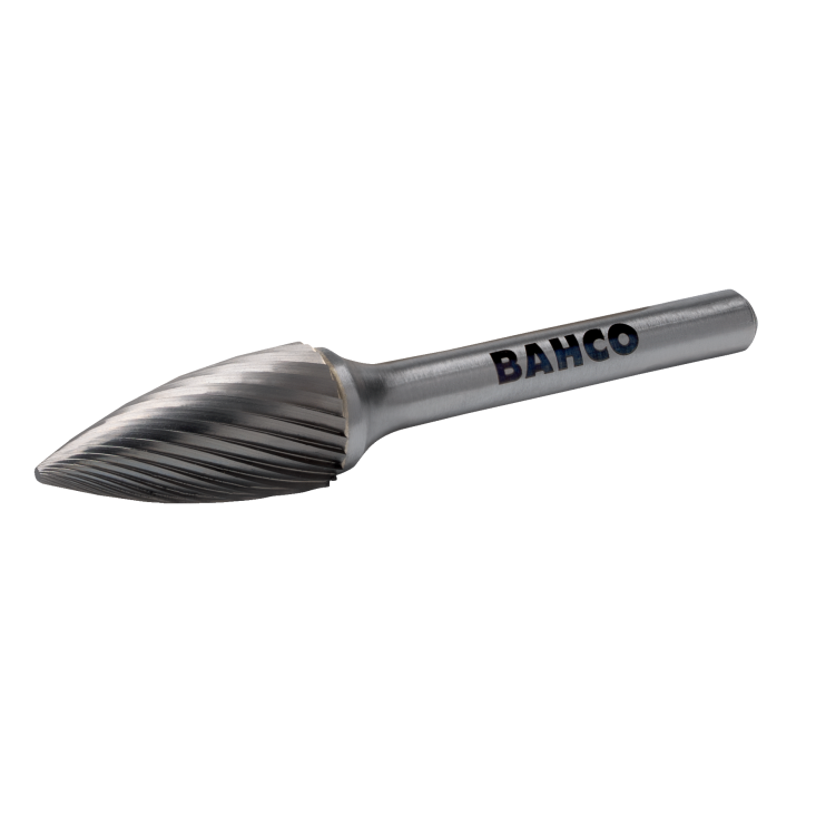 9,6 mm x 19 mm - Ø6 mm Limas rotativas de carboneto de tungsténio. Arco apontado ponta, * por encomenda 21
- G1020M06 9,6 mm x 19 mm - Ø6 mm Limas rotativas de carboneto de tungsténio. Arco apontado ponta, * por encomenda 21
- G1020M06