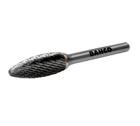 12,7 mm x 32 mm - Ø6 mm Limas rotativas de carboneto de tungsténio. chama, * por encomenda 24
- H1232M06