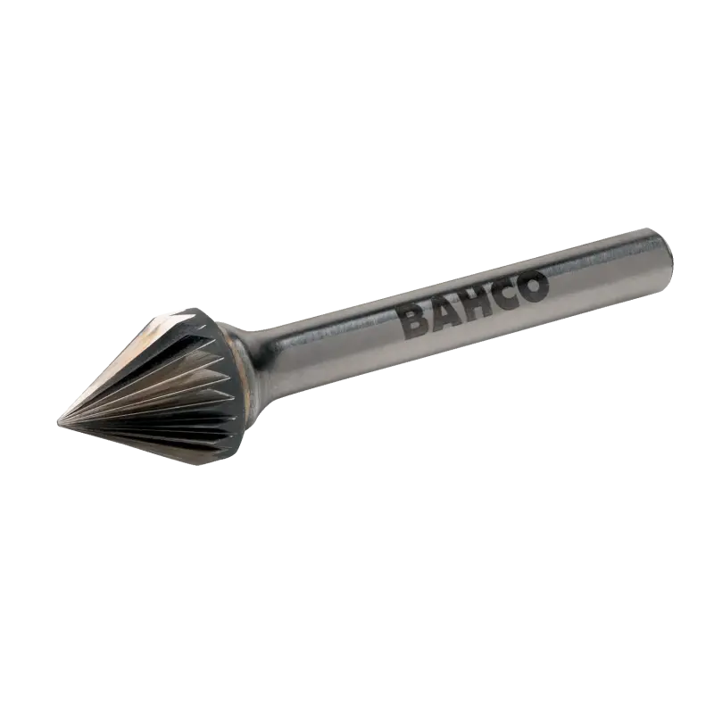 Limas rotativas de carboneto de tungsténio, cone 60°. F= Fin, M= Medium, C= Grov
- J1616M08 Limas rotativas de carboneto de tungsténio, cone 60°. F= Fin, M= Medium, C= Grov
- J1616M08