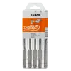 Conjunto de brocas para betão armado SDS + 4C - 5 peças
 - 4651-SET-5