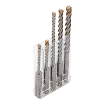 Conjunto de brocas para betão armado SDS + 4C - 5 peças
 - 4651-SET-5