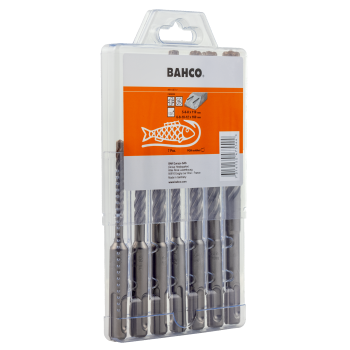 Conjunto de brocas para betão armado SDS + 4C - 7 peças
 - 4651-SET-7