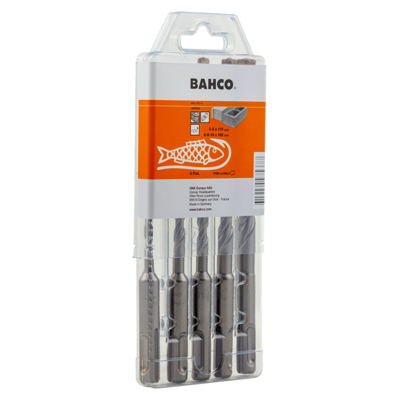 Conjunto de brocas para betão armado SDS + 2C - 5 peças
- 4652-SET-5 Conjunto de brocas para betão armado SDS + 2C - 5 peças
- 4652-SET-5