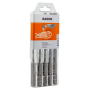 Conjunto de brocas para betão armado SDS + 2C - 5 peças
 - 4652-SET-5