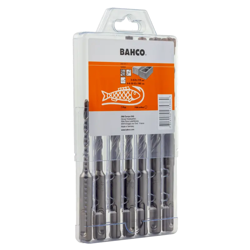 Conjunto de brocas para betão armado SDS + 2C - 7 peças
- 4652-SET-7 Conjunto de brocas para betão armado SDS + 2C - 7 peças
- 4652-SET-7