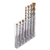 Conjunto de brocas para betão armado SDS + 2C - 7 peças
- 4652-SET-7 Conjunto de brocas para betão armado SDS + 2C - 7 peças
- 4652-SET-7