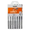 Conjunto de brocas para betão armado SDS + 2C - 7 peças
- 4652-SET-7 Conjunto de brocas para betão armado SDS + 2C - 7 peças
- 4652-SET-7
