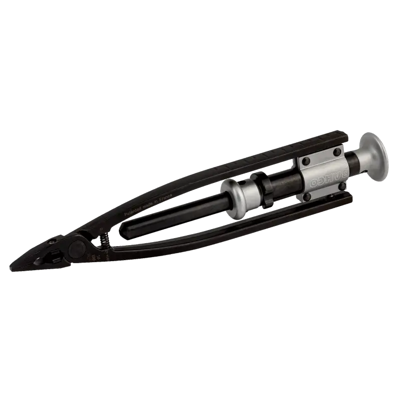 Alicate de torção de fio, operação com uma mão - 270 mm
- 2856-10 Alicate de torção de fio, operação com uma mão - 270 mm
- 2856-10