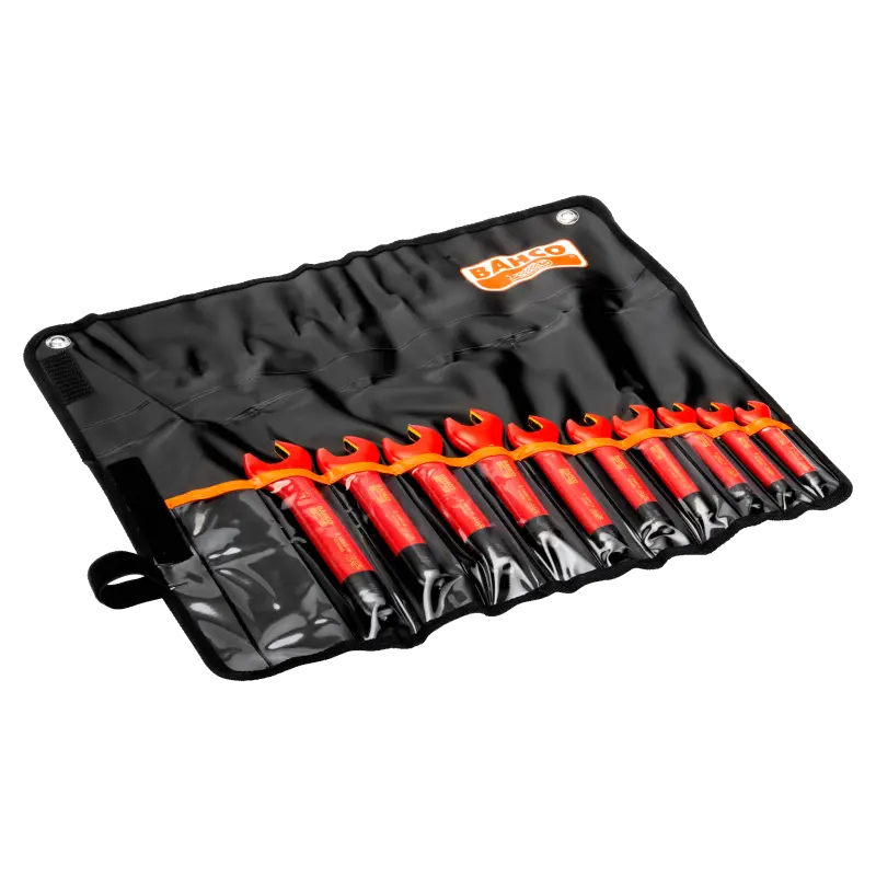 Insulated open end wrench set
- 6MV/10T Insulated open end wrench set
- 6MV/10T