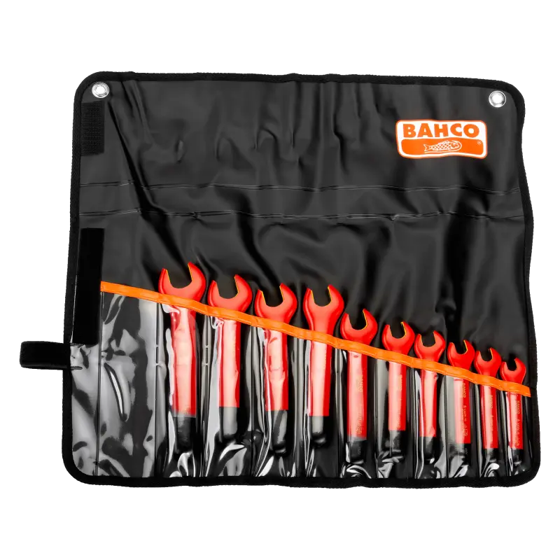 Insulated open end wrench set
- 6MV/10T Insulated open end wrench set
- 6MV/10T