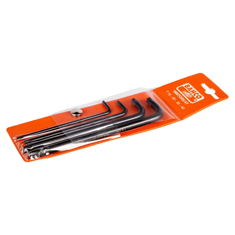 Jogo Chaves parafusos offset TORX
- 1995TORX/4T Jogo Chaves parafusos offset TORX
- 1995TORX/4T