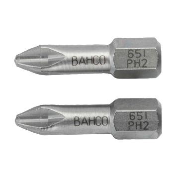 Brocas de aparafusadora de torção de aço inoxidável 1/4" para parafusos PH1 - 25 mm - 10 Pcs
 - 65I/PH1 Brocas de aparafusadora de torção de aço inoxidável 1/4" para parafusos PH1 - 25 mm - 10 Pcs
 - 65I/PH1