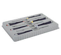 Conjunto de 6 chaves ERGO™<br/>Para parafusos de Fenda, Phillips e Pozidriv
 - BE-9884