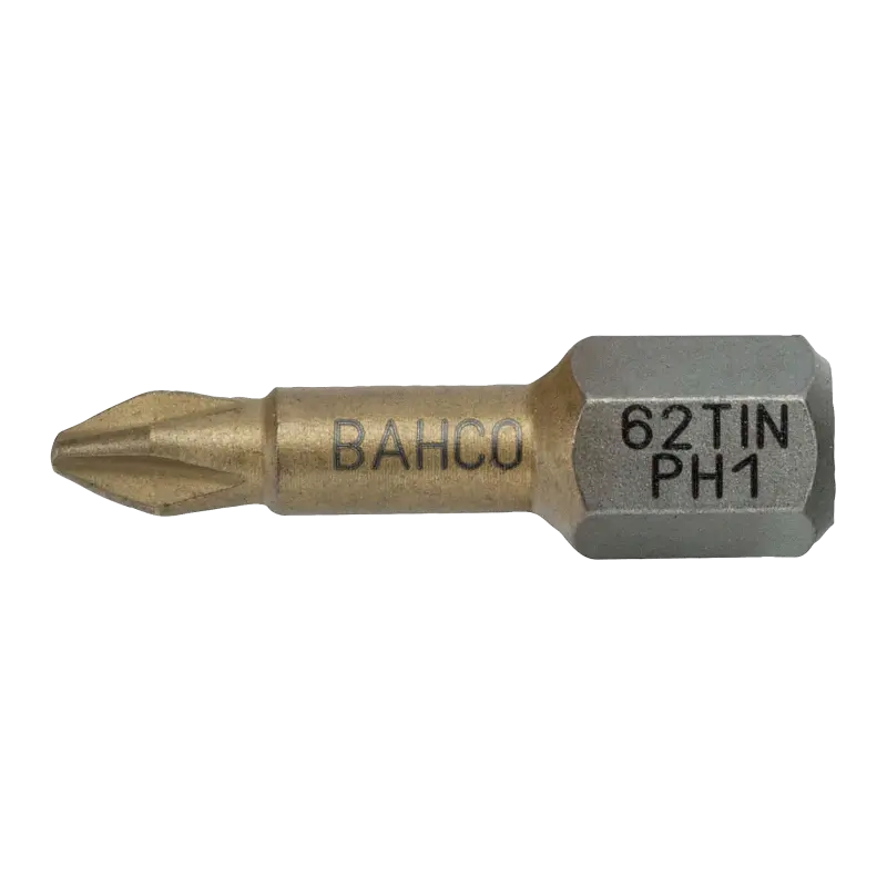 Pontas para aparafusadora de torção em estanho 1/4" para parafusos Phillips de PH1 - 25 mm - 10 Pcs/Caixa de plástico
- 62TIN/PH1 Pontas para aparafusadora de torção em estanho 1/4" para parafusos Phillips de PH1 - 25 mm - 10 Pcs/Caixa de plástico
- 62TIN/PH1