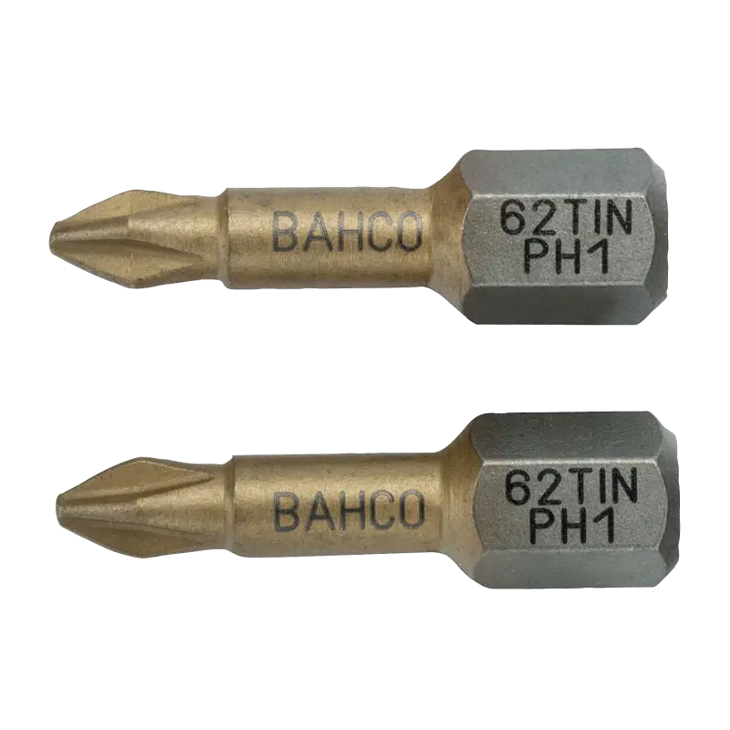 Pontas para aparafusadora de torção em estanho 1/4" para parafusos Phillips de PH1 - 25 mm - 10 Pcs/Caixa de plástico
- 62TIN/PH1 Pontas para aparafusadora de torção em estanho 1/4" para parafusos Phillips de PH1 - 25 mm - 10 Pcs/Caixa de plástico
- 62TIN/PH1