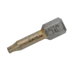Pontas para aparafusadora de torção em estanho 1/4" para parafusos TORX® de T15 - 25 mm - 10 Pcs/Caixa de plástico
 - 62TIN/T15