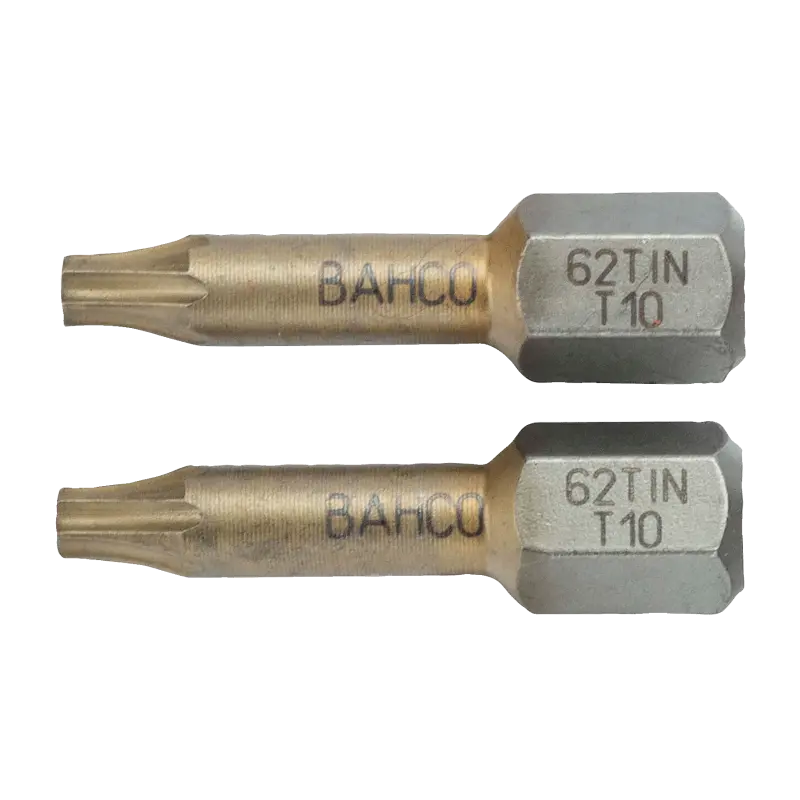 Pontas para aparafusadora de torção em estanho 1/4" para parafusos TORX® de T30 - 25 mm - 10 Pcs/Caixa de plástico
- 62TIN/T30 Pontas para aparafusadora de torção em estanho 1/4" para parafusos TORX® de T30 - 25 mm - 10 Pcs/Caixa de plástico
- 62TIN/T30