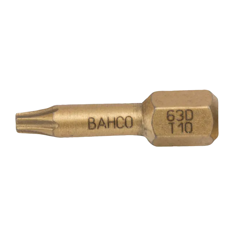 Pontas de aparafusadora de torção diamantadas 1/4" para parafusos TORX® de T40 - 25 mm - 5 Pcs/Caixa de plástico
- 63D/T40 Pontas de aparafusadora de torção diamantadas 1/4" para parafusos TORX® de T40 - 25 mm - 5 Pcs/Caixa de plástico
- 63D/T40