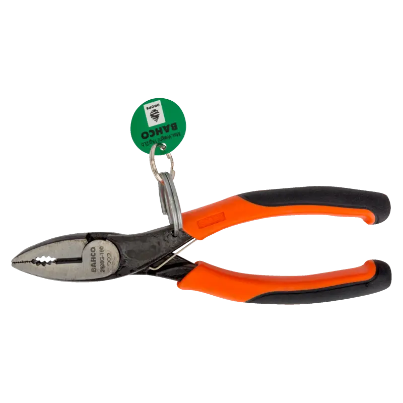 Alicate universal com um anel de segurança
- TAH2628G-180 Alicate universal com um anel de segurança
- TAH2628G-180
