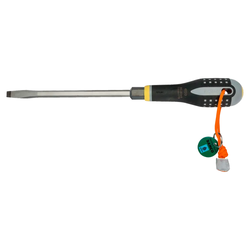 Chave parafusos ERGO™ p/parafusos de fenda com fio Dyneema
- TAHBE-8260 Chave parafusos ERGO™ p/parafusos de fenda com fio Dyneema
- TAHBE-8260