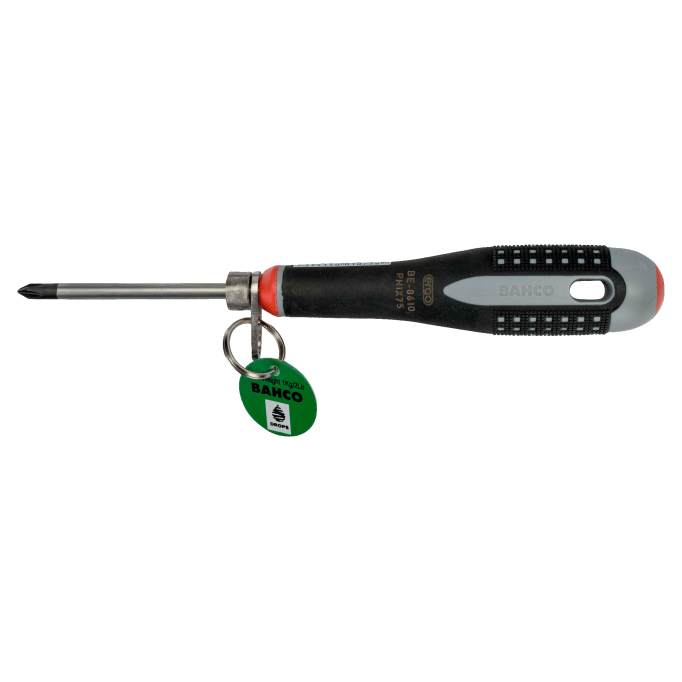 Chave parafusos ERGO™ p/parafusos Phillips c/bucha segurança
- TAHBE-8624 Chave parafusos ERGO™ p/parafusos Phillips c/bucha segurança
- TAHBE-8624