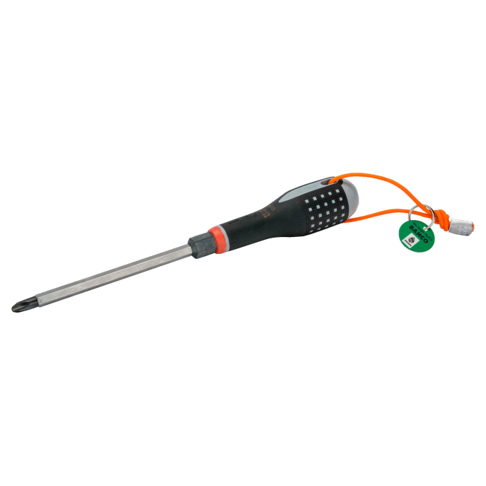 Chave parafusos ERGO™ p/parafusos Phillips, com fio Dyneema
- TAHBE-8630 Chave parafusos ERGO™ p/parafusos Phillips, com fio Dyneema
- TAHBE-8630