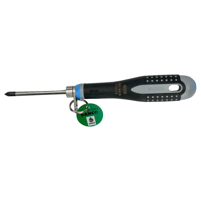 Chave parafusos ERGO™ p/parafusos Pozidriv c/bucha segurança
- TAHBE-8820 Chave parafusos ERGO™ p/parafusos Pozidriv c/bucha segurança
- TAHBE-8820