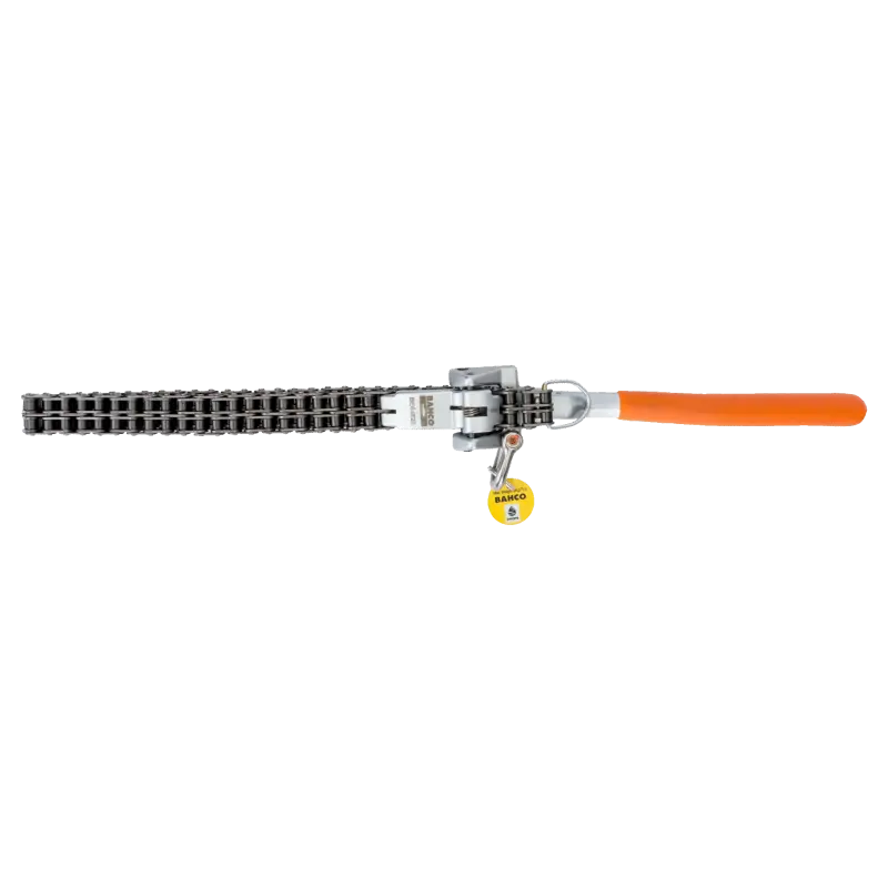 Chave de corrente para filtro de óleo com manilha em D
- TAHBE64520 Chave de corrente para filtro de óleo com manilha em D
- TAHBE64520
