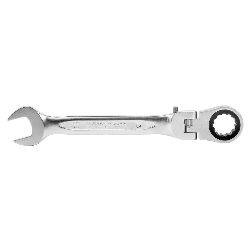 Chave combinada com roquete e cabeça flexível
- 41RM-21 Chave combinada com roquete e cabeça flexível
- 41RM-21