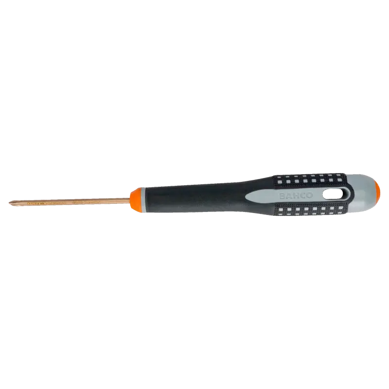 Chave de parafusos ERGO™ Phillips anti-chispa
- NSB302-2-125 Chave de parafusos ERGO™ Phillips anti-chispa
- NSB302-2-125