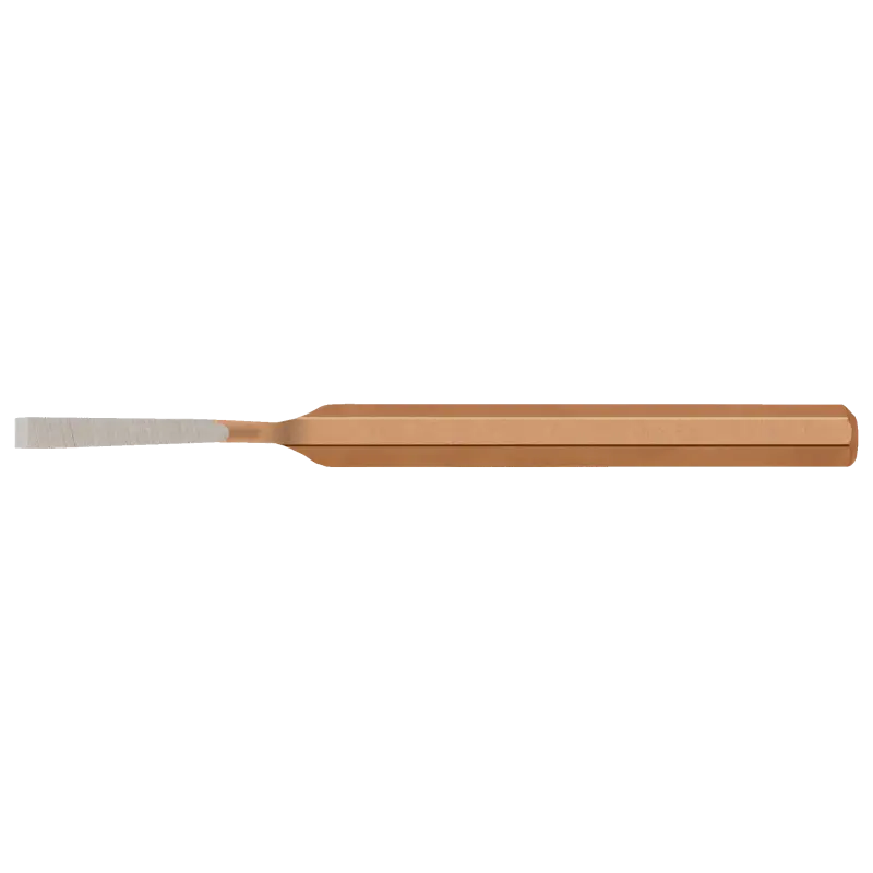 Formão com haste octogonal e acabamento de cobre envernizado - 125 mm
- 3749-125 Formão com haste octogonal e acabamento de cobre envernizado - 125 mm
- 3749-125