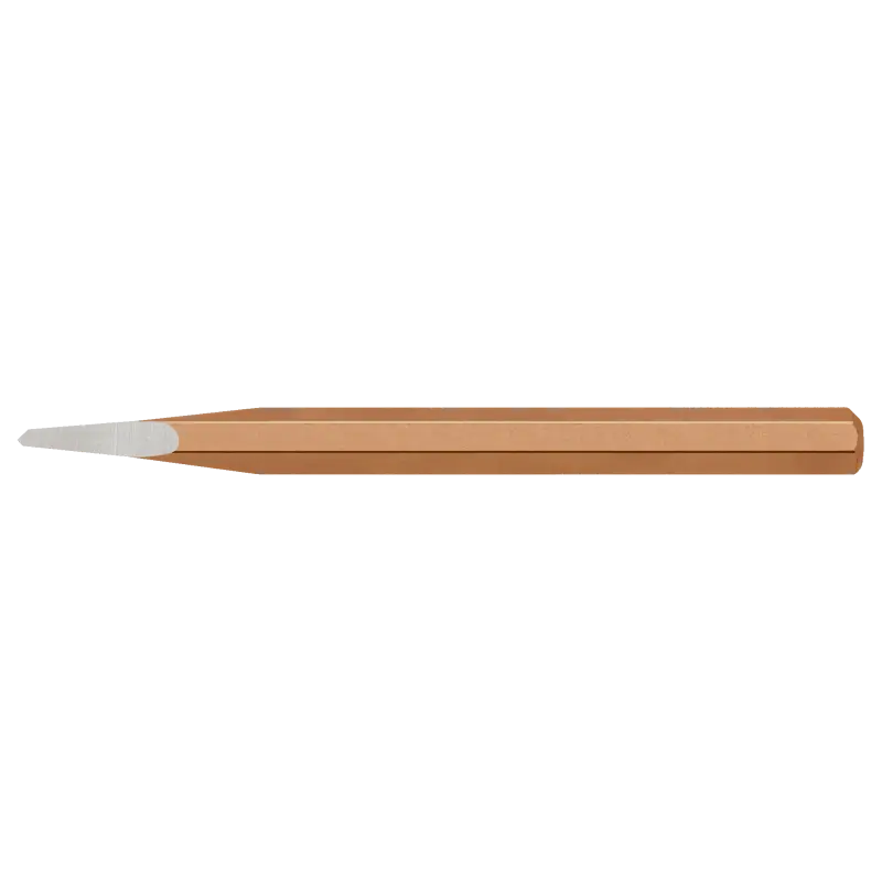 Cinzel de pedreiro com haste octogonal e acabamento de cobre envernizado - 125 mm
- 3756-125 Cinzel de pedreiro com haste octogonal e acabamento de cobre envernizado - 125 mm
- 3756-125