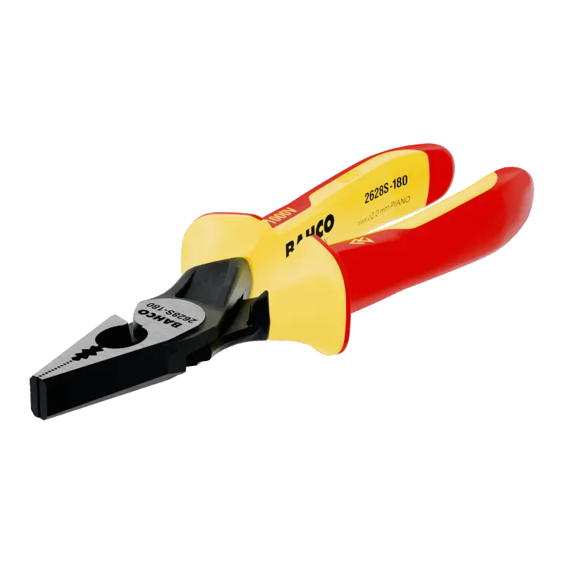 Alicates universais ERGO™ com pegas de dois componentes e acabamento em fosfato(200 mm)
- 2628 S-200 Alicates universais ERGO™ com pegas de dois componentes e acabamento em fosfato(200 mm)
- 2628 S-200