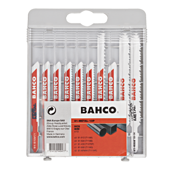 Conjunto de lâminas para serra tico-tico para metal, 10 peças
 - 91-METAL-10P