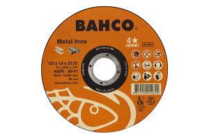 Conjunto de 10 discos de corte de alto desempenho abrasivo para uso geral em inox e metal 115 x 1,0 x 22,23 mm - 10 peças - 3911-115-IM-10P Conjunto de 10 discos de corte de alto desempenho abrasivo para uso geral em inox e metal 115 x 1,0 x 22,23 mm - 10 peças - 3911-115-IM-10P