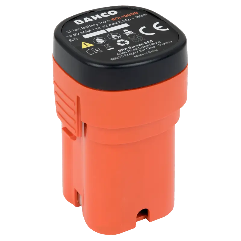Baterias de iões de lítio compactas de 36 Wh
- BCL1B03IB Baterias de iões de lítio compactas de 36 Wh
- BCL1B03IB