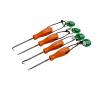 Conjunto de ferramentas miniatura com sovelas/ganchos/ponteiros com laço de arame têxtil Kevlar
 - TAH2633/S4