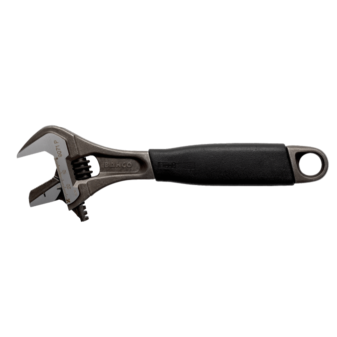 35 mm - Chave ajustável ERGO™ fosfatada com pega de borracha e porca central, com mandíbula reversível 308 mm
- 9073 P 35 mm - Chave ajustável ERGO™ fosfatada com pega de borracha e porca central, com mandíbula reversível 308 mm
- 9073 P