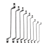 Conjuntos de chaves de bocas de estrela dupla em aço inoxidável métricas - 9 peças
 - SS011-9-3