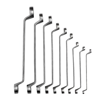 Conjuntos de chaves de bocas de estrela dupla em aço inoxidável métricas - 9 peças
 - SS011-9-3 Conjuntos de chaves de bocas de estrela dupla em aço inoxidável métricas - 9 peças
 - SS011-9-3