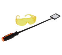 Espelho de inspeção giratório com UV
- 5515FUV