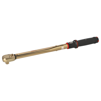 Chaves dinamométricas ajustáveis mecânicas sem faíscas com escala de janela e cabeça de roquete fixa em bronze de alumínio 12 N.m-50 N.m
 - NS041-12-50